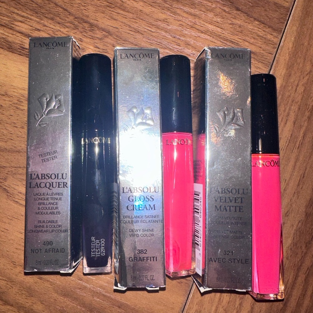 Lancome gloss set